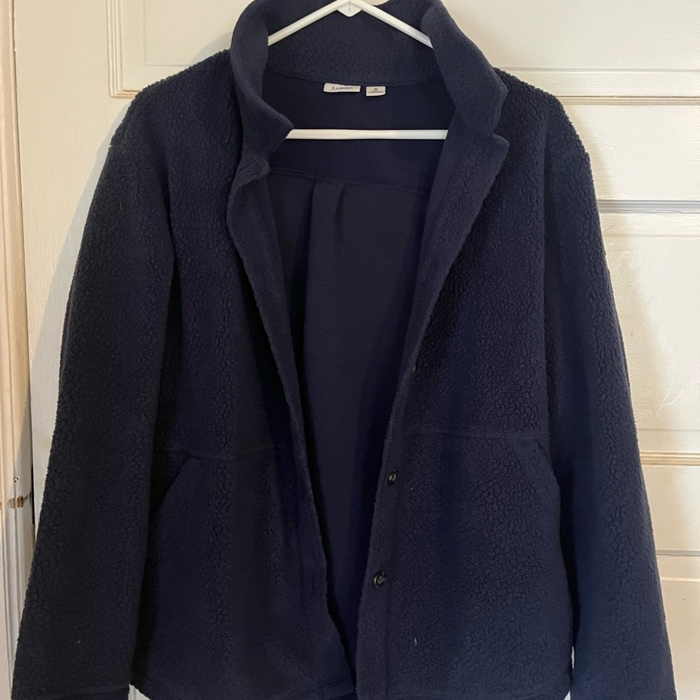 LL Bean fleece button down